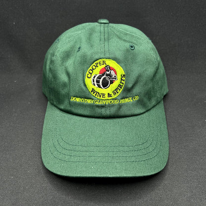 Retro Cooper Wine & Spirits Glenwood Springs Colorado Strapback Hat