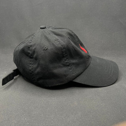 Polo Ralph Lauren Strapback Hat Black Red Pony Classic Cap