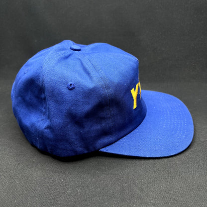Your Multimedia YOUR Snapback Hat Blue Gold Promotional Cap