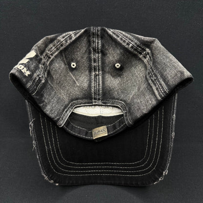 Von Dutch Erik Bostrom Custom Cycles Distressed Denim Strapback – Korea