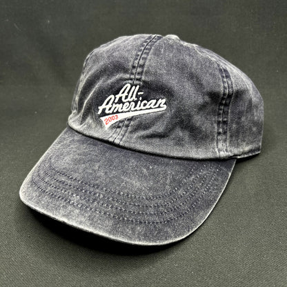 Vintage 2003 All-American Script Strapback Hat Old Navy Washed Baseball Cap M/Ls