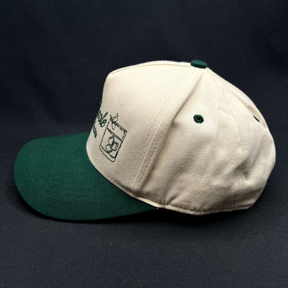 Club Nicole New Orleans Snapback Hat Green White Nissin Promo Cap