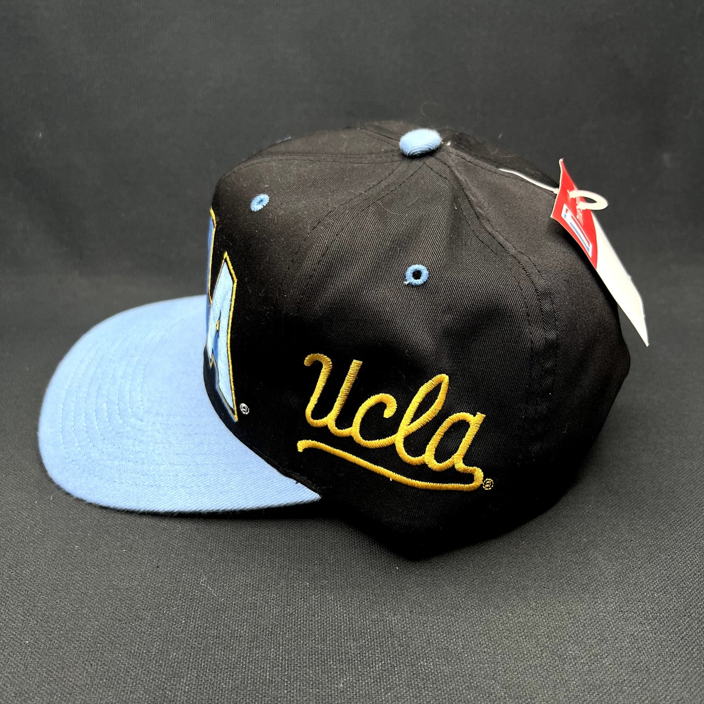 Vintage UCLA Bruins Script Snapback Hat Twins Enterprise Made in Macau