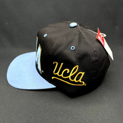 Vintage UCLA Bruins Script Snapback Hat Twins Enterprise Made in Macau