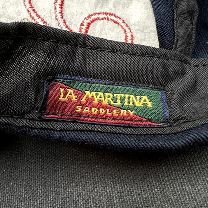 Vintage La Martina Miami Beach Polo Maserati Strapback Hat Cap