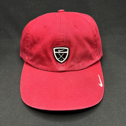 Y2K Volcom Stone Logo Brown Flexfit Skate Surf Hat S/M