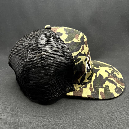 ATLWOOD Camo Mesh Trucker SnapBack Hat Streetwear Skate Style