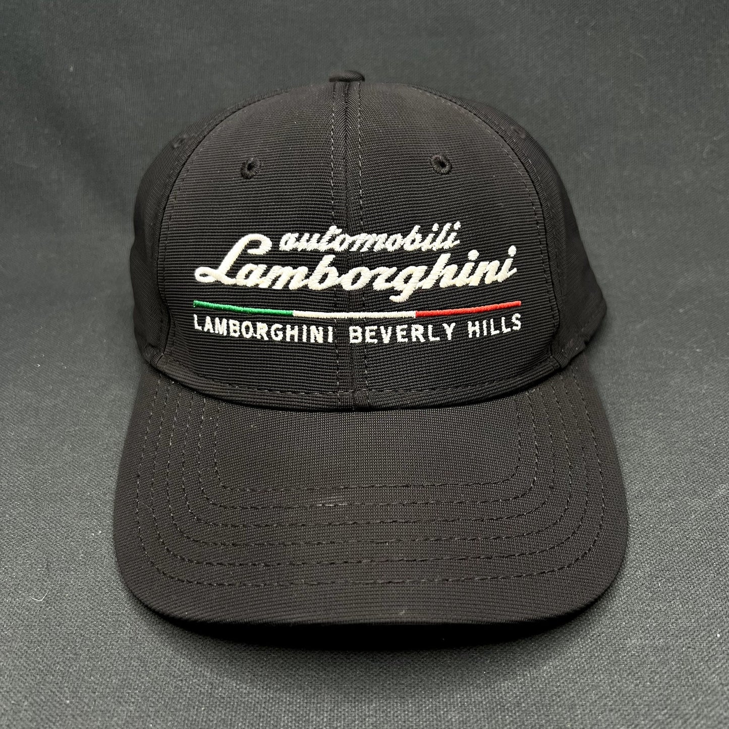 Lamborghini Beverly Hills Strapback Hat Black Otto Cap Italy Luxury