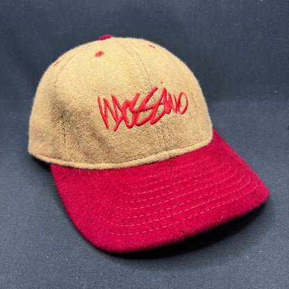 Vintage Moschino Script Wool Snapback Hat Made in USA