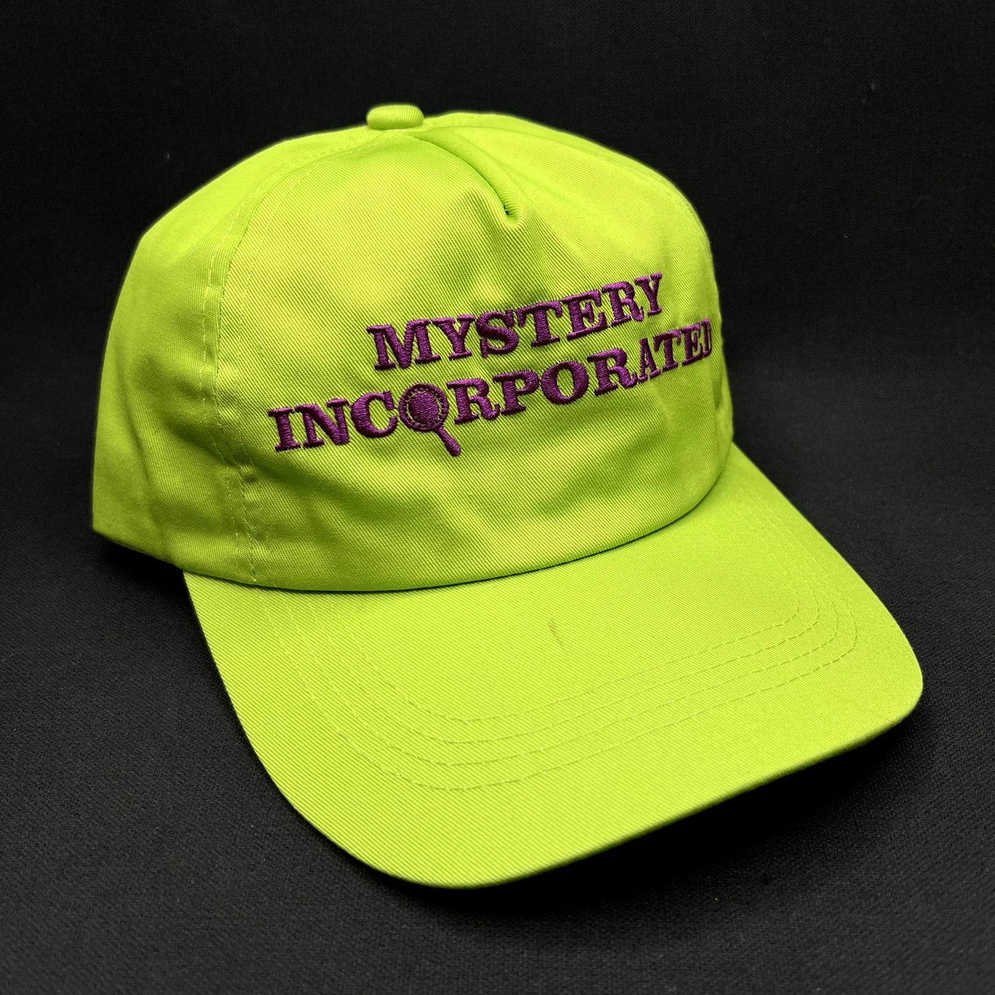 Scooby-Doo Mystery Incorporated Lime Green Snapback Hat Purple Warner Bros