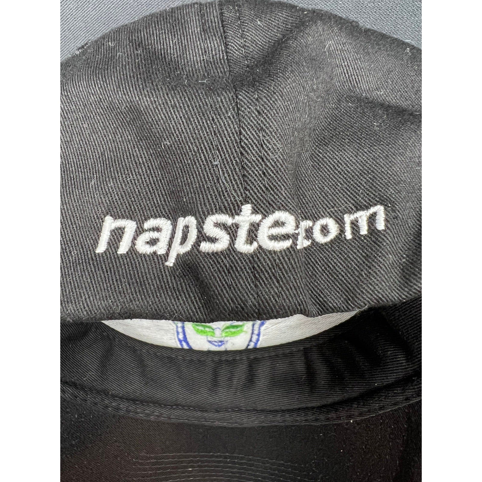 Rare Y2K Napster.com Flex Hat Vintage Internet Era Embroidered Fitted Cap M