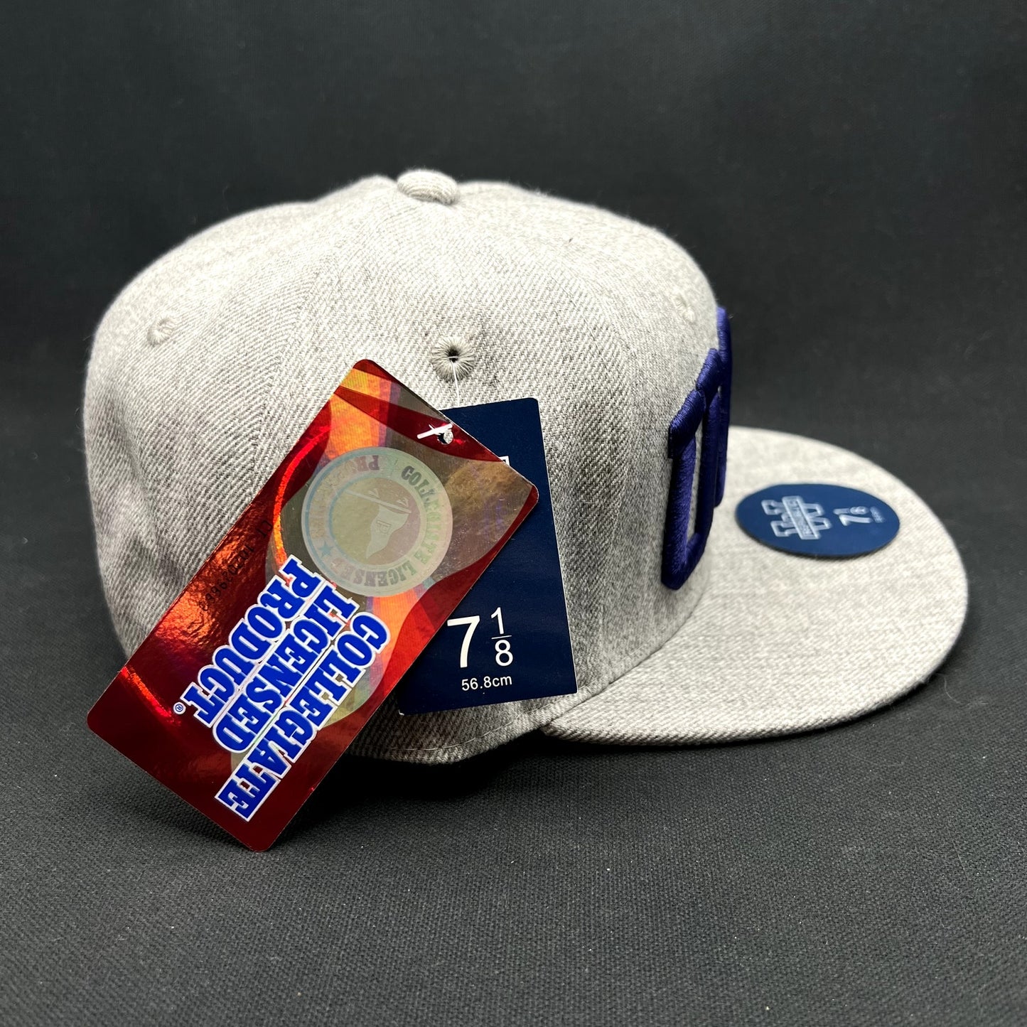 UCSB Gauchos Fitted Hat 7 1/8 Gray Blue W Republic Collegiate Cap NWT