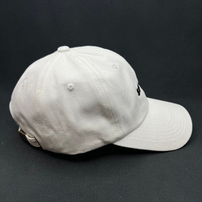 Sex.com White Strapback Hat Minimal Logo Adult Promo Cap Clean