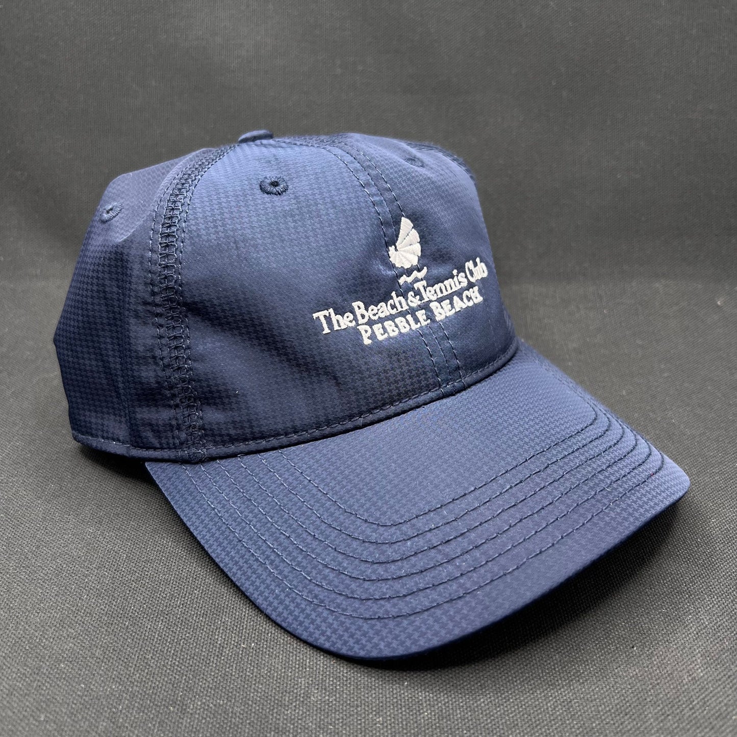 Pebble Beach Beach & Tennis Club Navy Performance Hat Strapback