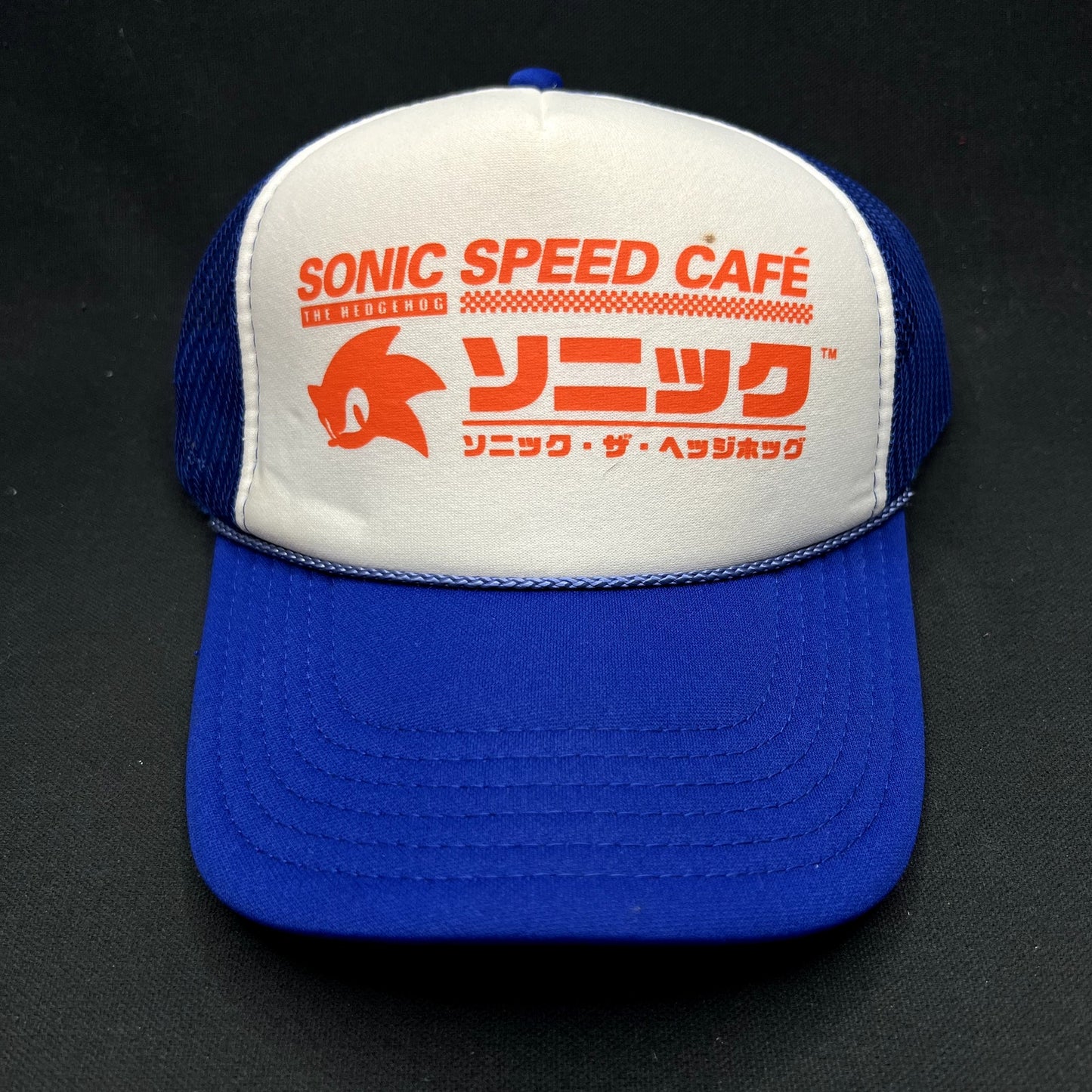 Sonic Speed Café Sonic The Hedgehog Japanese Trucker Snapback Hat