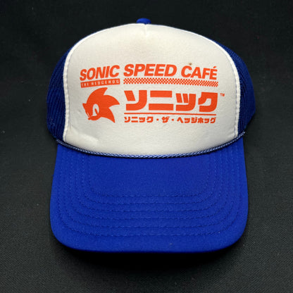 Sonic Speed Café Sonic The Hedgehog Japanese Trucker Snapback Hat