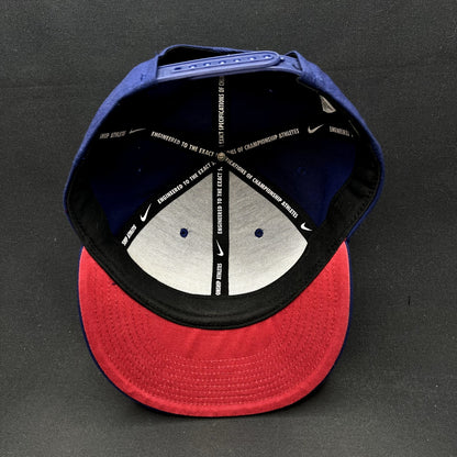 Nike True FC Barcelona FCB Snapback Hat Blue Red Football Club Soccer Cap