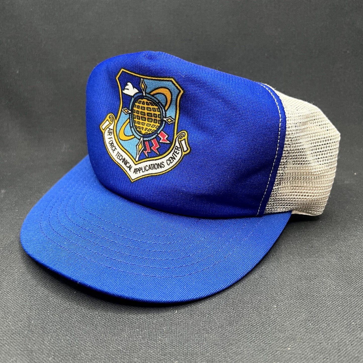 Vintage USAF Technical Applications Center Trucker Snapback Hat