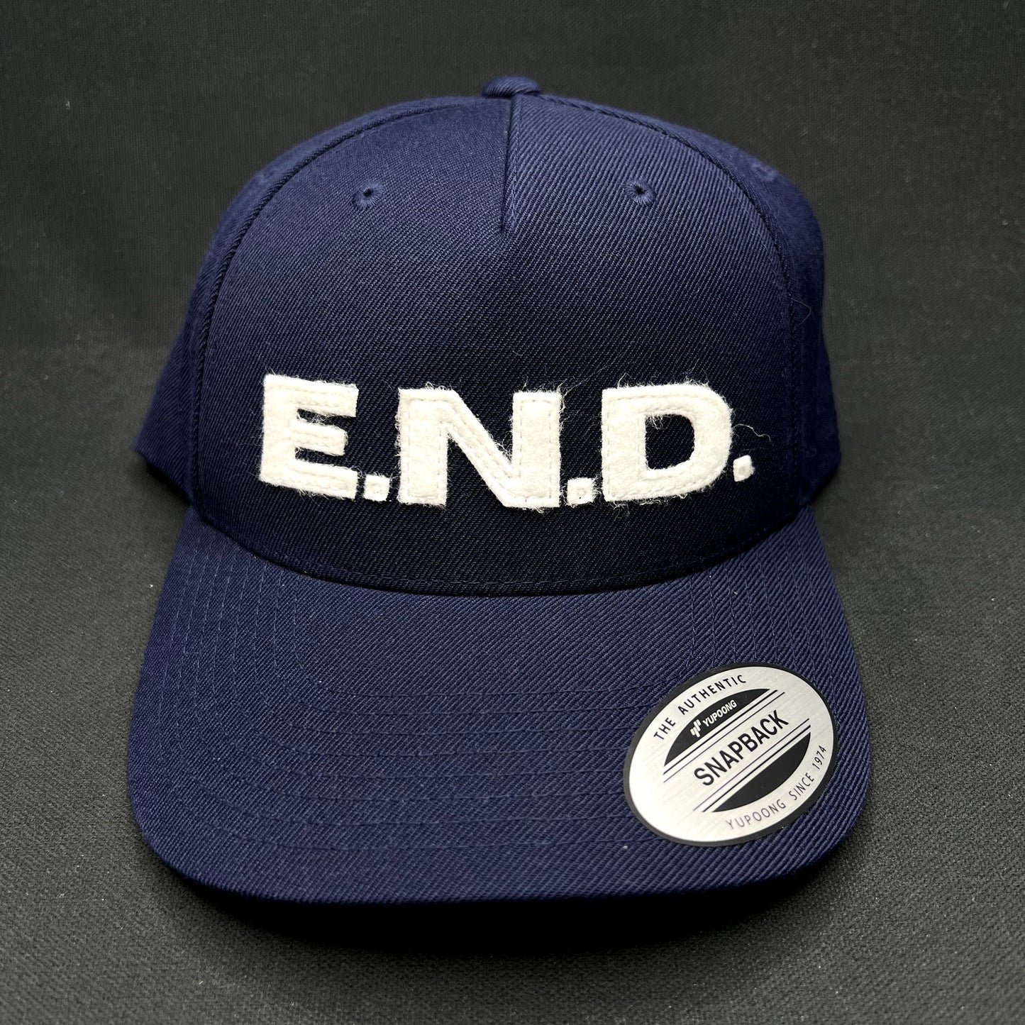 E.N.D. Brand Snapback Hat For My N*ggas Yupoong Classics Navy Cap