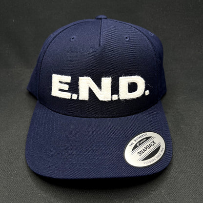 E.N.D. Brand Snapback Hat For My N*ggas Yupoong Classics Navy Cap