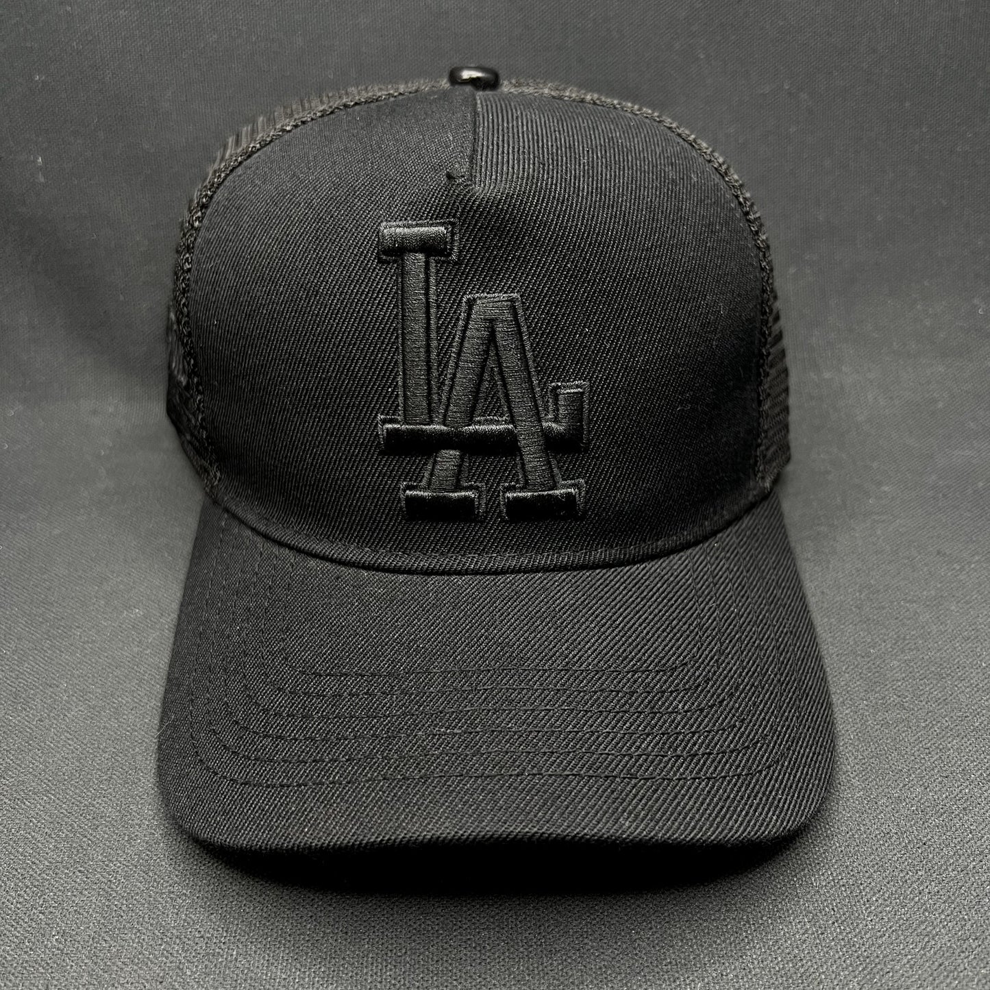 Los Angeles Dodgers 2020 World Series Blackout Trucker Snapback Hat