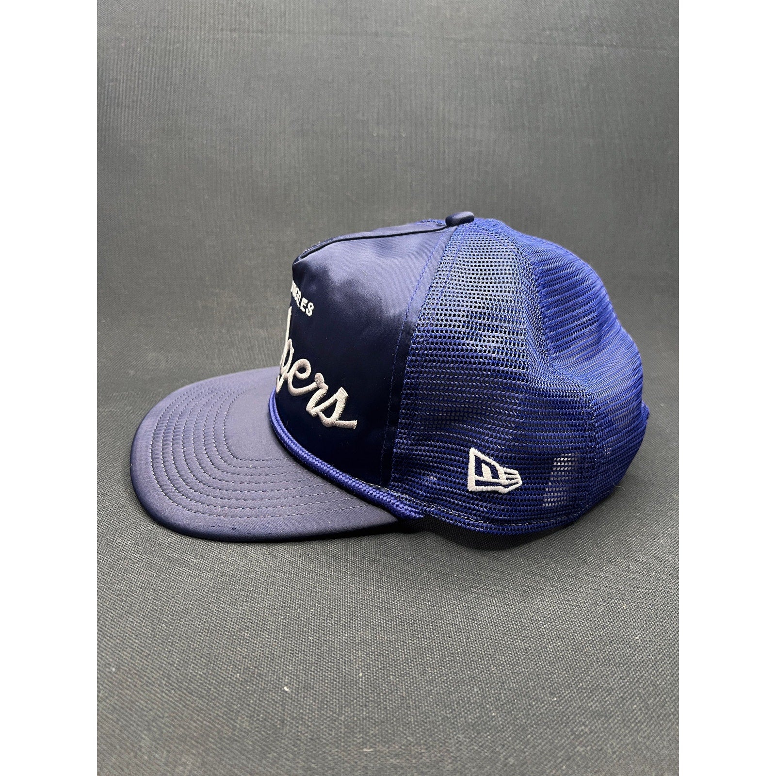 Los Angeles Dodgers Trucker Hat – New Era Mesh Snapback (Classic Satin Front Panel)