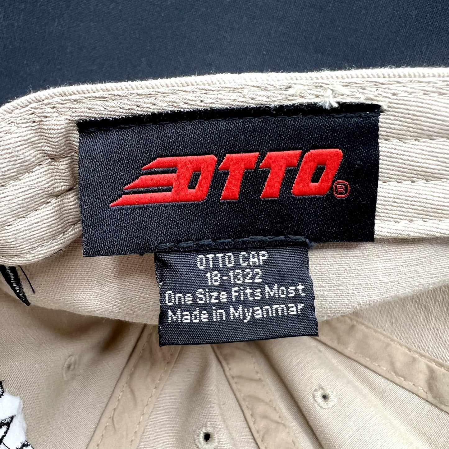 Butchr Bar Echo Park Los Angeles Strapback Hat OTTO Cap Beige