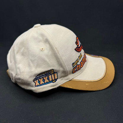 Vintage Denver Broncos Super Bowl XXXII Champions Snapback Hat 98 Logo Athletic