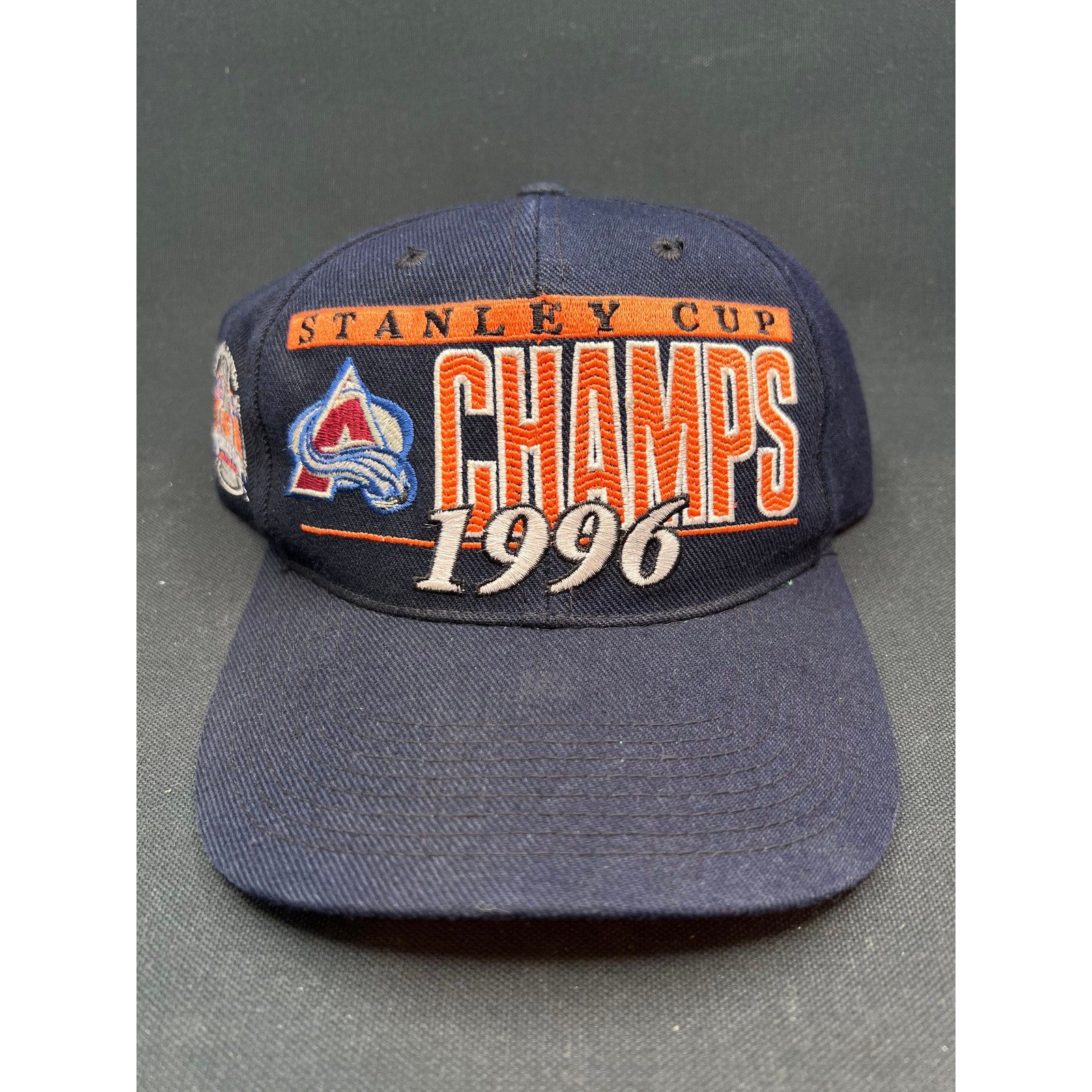 Vintage 1996 Colorado Avalanche Sports Specialties Stanley Cup Champions Hat NHL