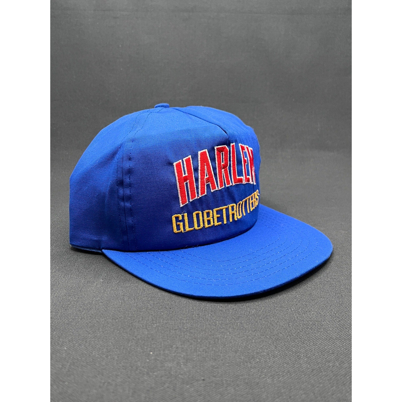 Vintage 90s Harlem Globetrotters Snapback Hat – Classic Basketball Logo