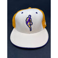 Vintage 2000s Lakers New Era 59FIFTY NBA Fitted Hat Purple Gold White 7 3/8