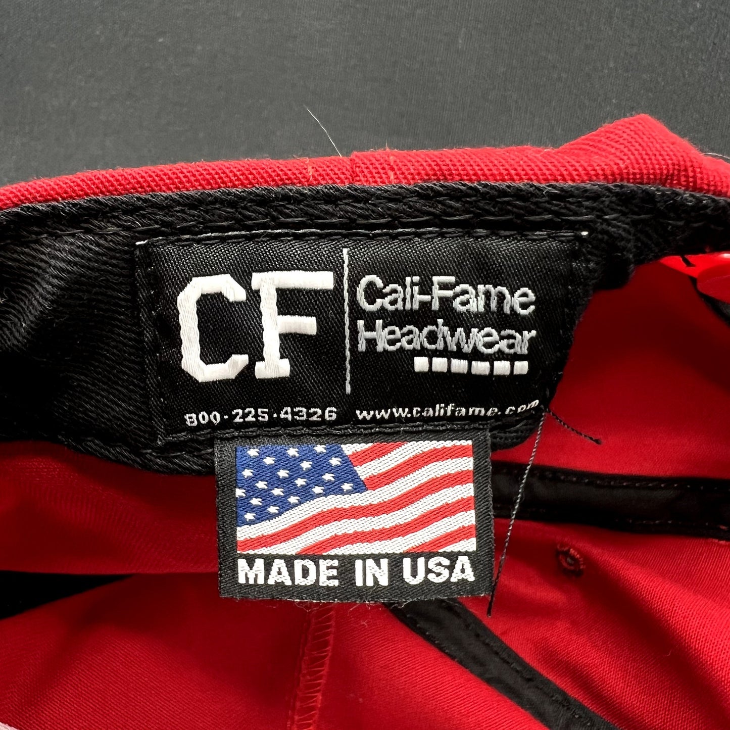 Official Make America Great Again MAGA Snapback Hat USA Made Cali-Fame Red