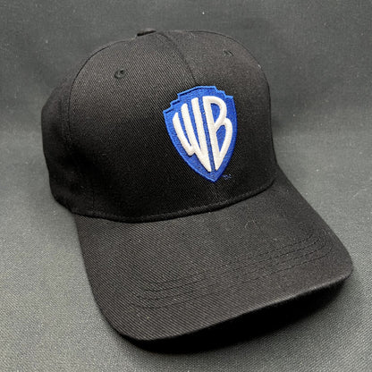 Warner Bros Studio Tour Hollywood Fitted Hat Black Blue WB Cap M/L