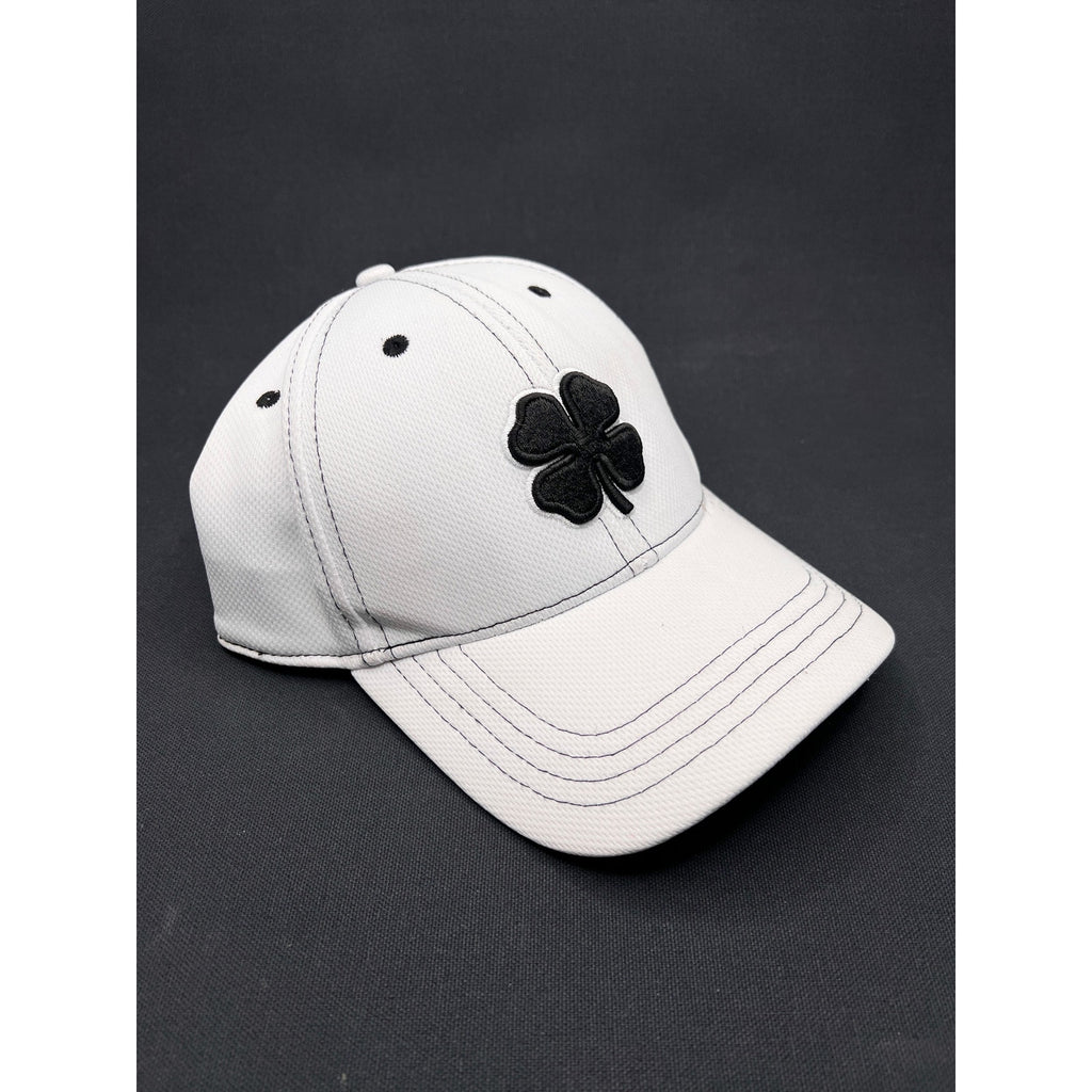 Black Clover Live Lucky White Hat Four Leaf Clover Golf Lifestyle