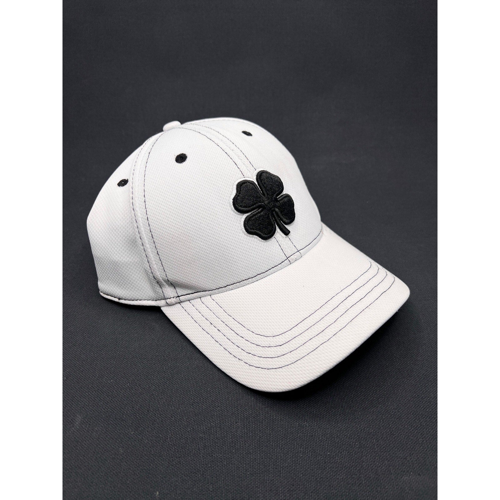 Black Clover Live Lucky White Hat Four Leaf Clover Golf Lifestyle