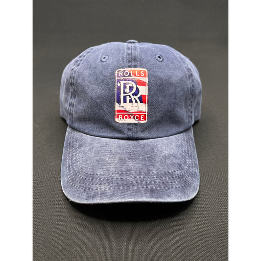 Rolls-Royce USA Logo Navy Dad Hat – Three In Brand Adjustable Cap