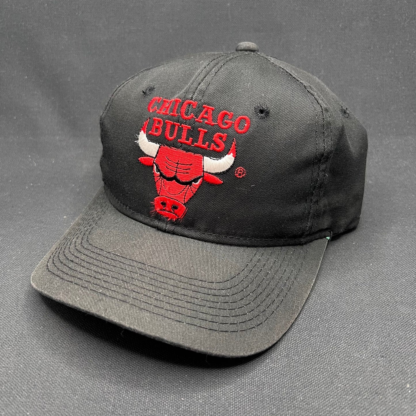 Vintage Chicago Bulls Snapback Hat The E Cap 90s NBA