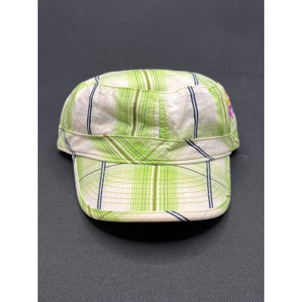 Disney Hannah Montana The Movie Plaid Cadet Cap – Green & White