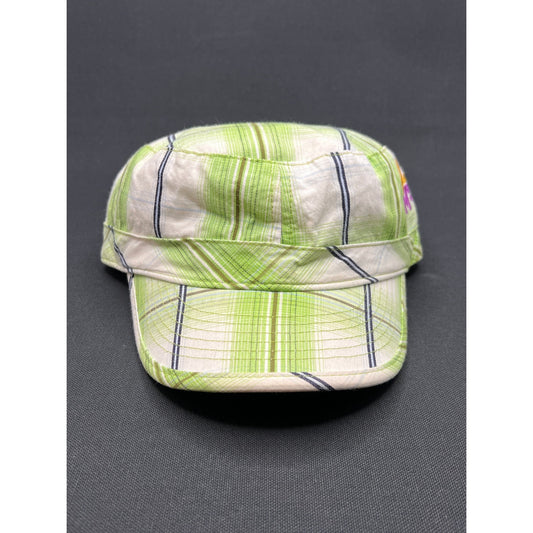 Disney Hannah Montana The Movie Plaid Cadet Cap – Green & White