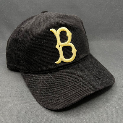 Brooklyn Dodgers New Era 9TWENTY Corduroy Snapback Hat Black