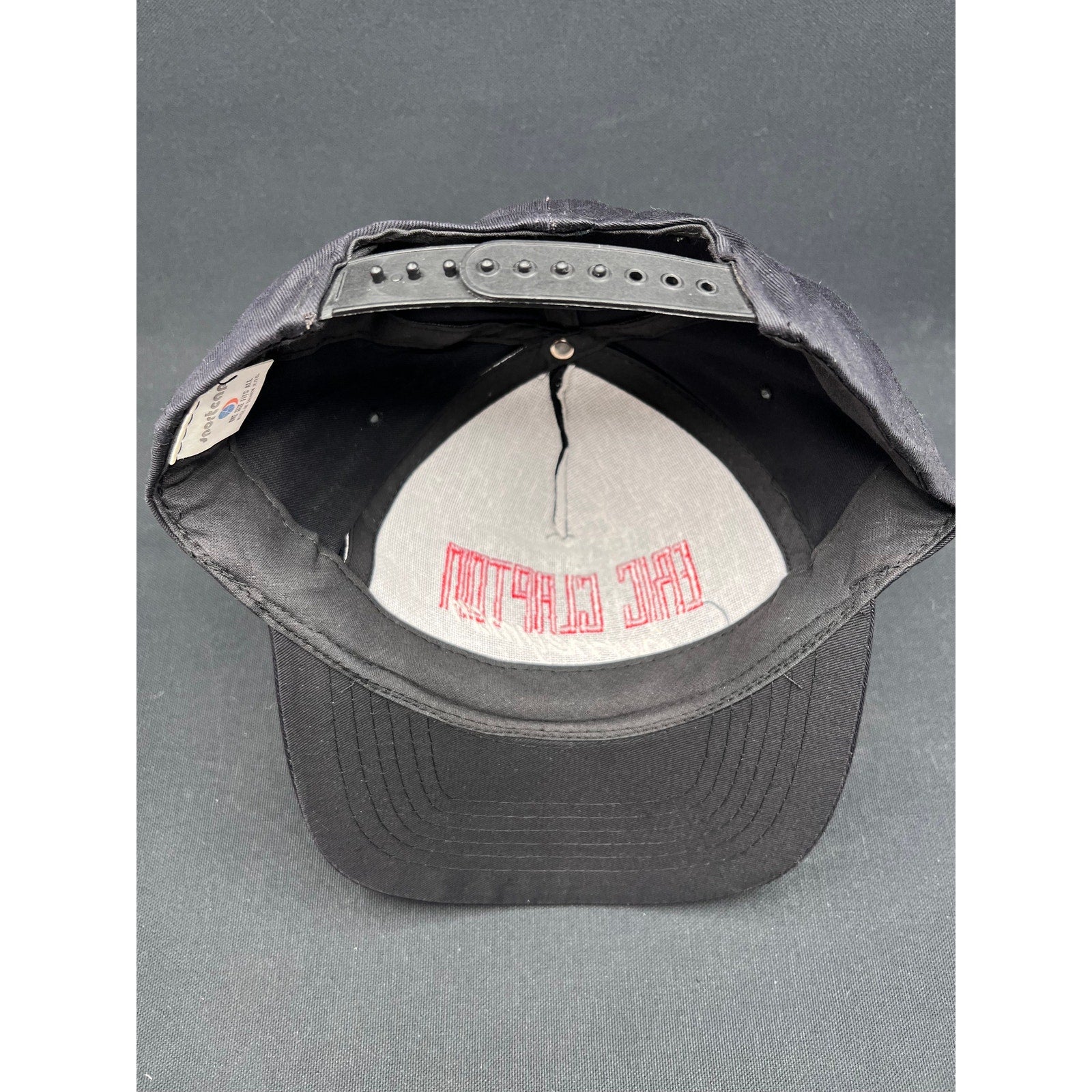 Vintage 1989 Eric Clapton Journeyman Tour Hat Black Embroidered Snapback Taiwan