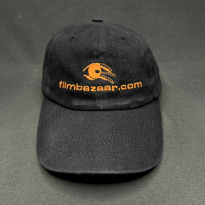 Vintage FilmBazaar.com Strapback Hat Black Orange Movie Film Promo Cap