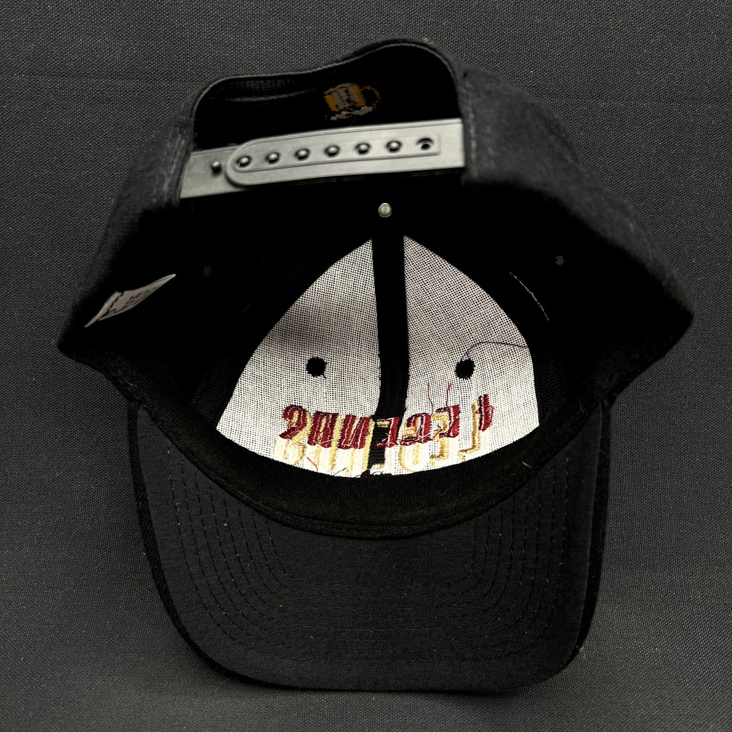 Vintage Legends of Aspen Snapback Hat Black Ski Resort Colorado Cap
