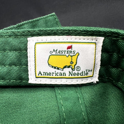 Masters Golf Tournament Augusta National American Needle Strapback Hat Green