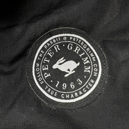 Peter Grimm Black Wool Blend Military Cadet Cap OS
