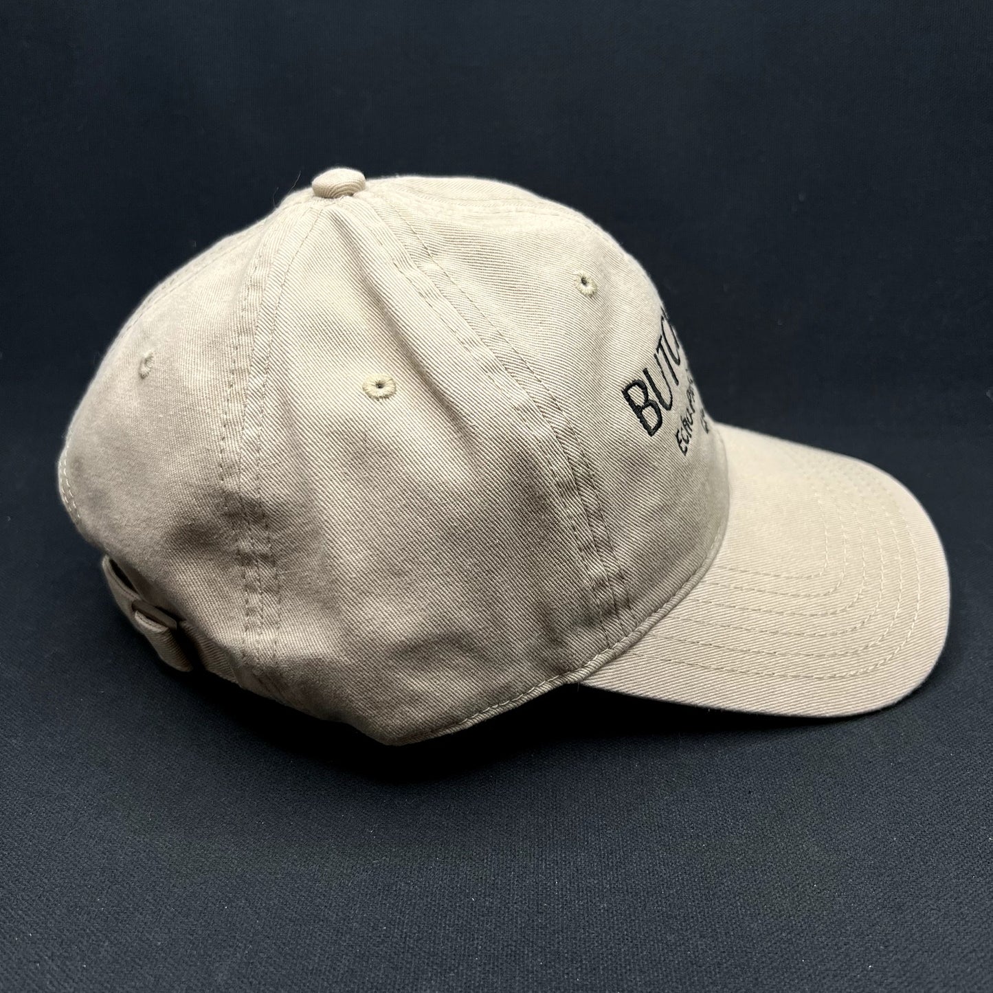 Butchr Bar Echo Park Los Angeles Strapback Hat OTTO Cap Beige