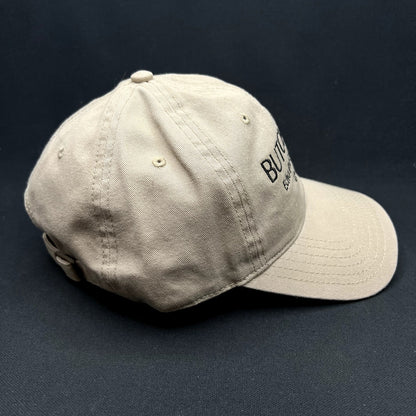 Butchr Bar Echo Park Los Angeles Strapback Hat OTTO Cap Beige