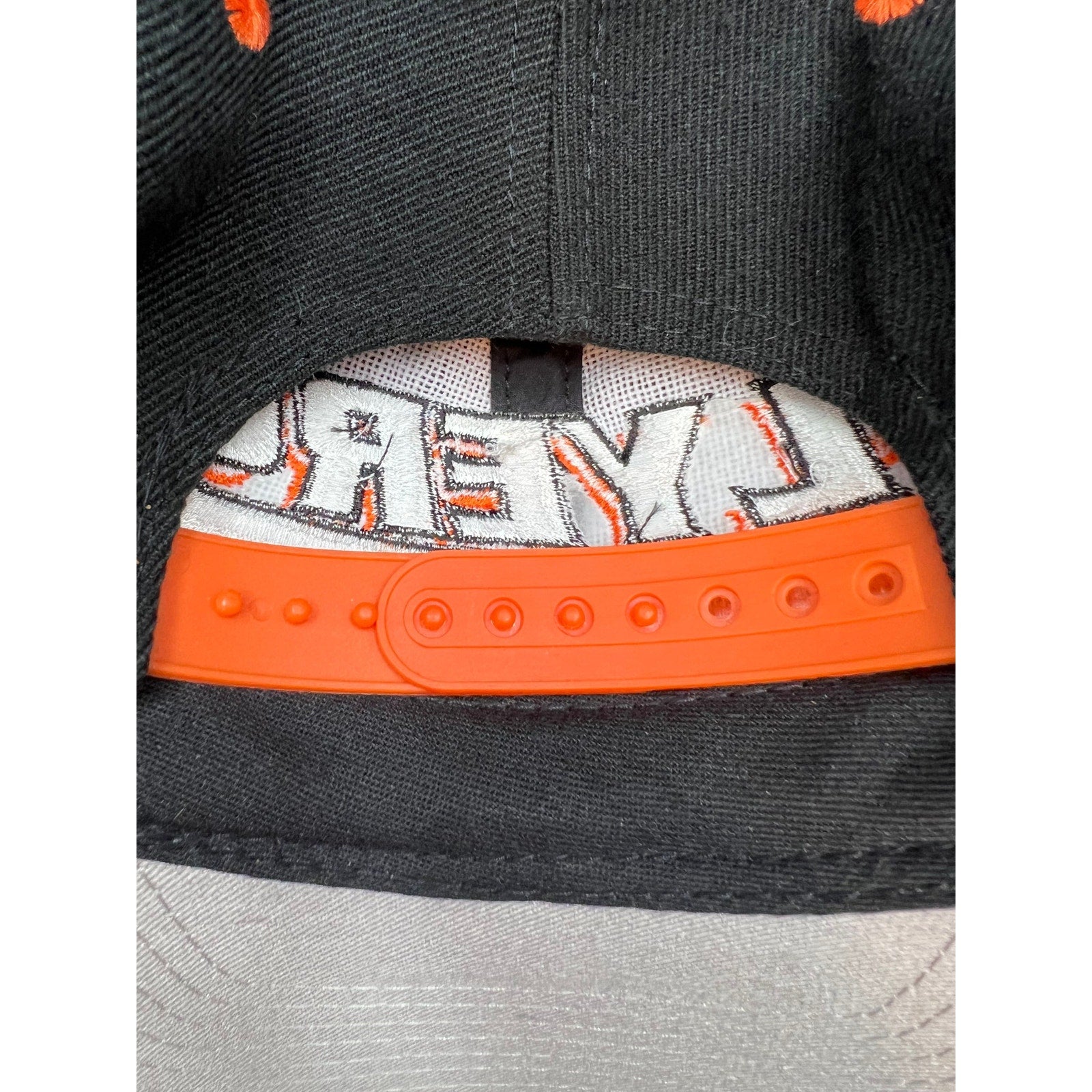 Vintage Philadelphia Flyers Snapback Hat Logo Athletic Collegiate Script Taiwan