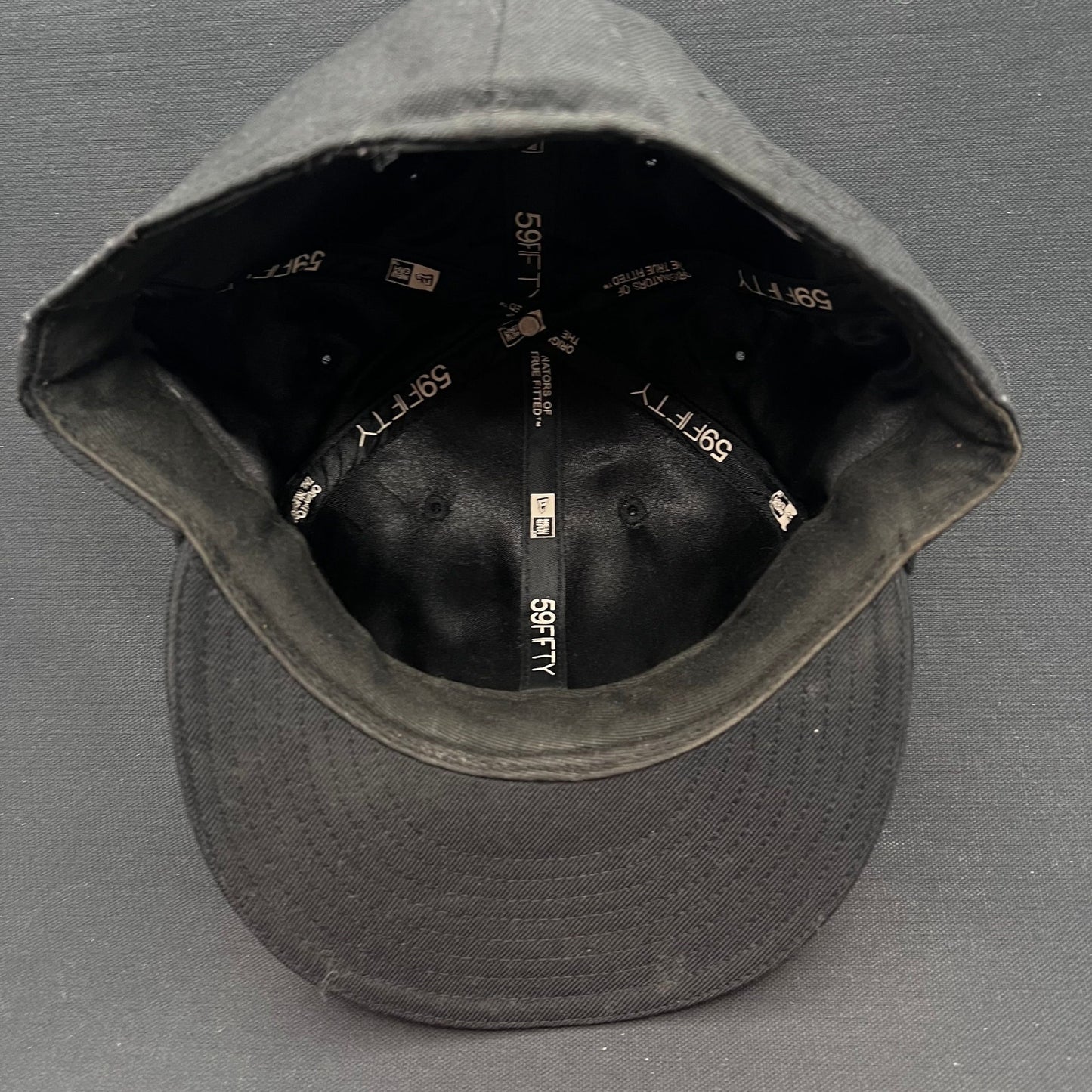 Undefeated 5 Strike Logo New Era 59FIFTY Fitted Hat Black M/L