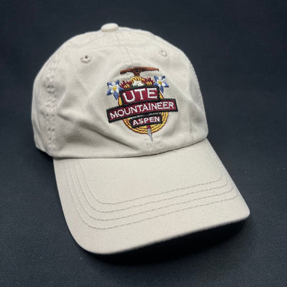 Vintage Aspen Ute Mountaineer Strapback Hat Ouray Sportswear Ski Cap